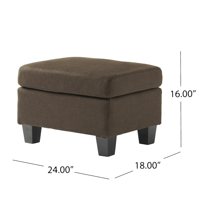 Repose-pieds en tissu