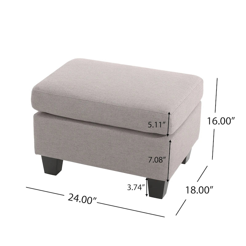 Repose-pieds en tissu