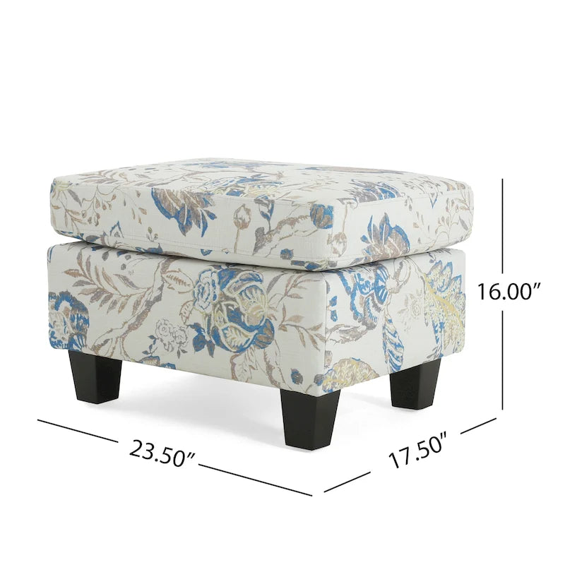 Repose-pieds en tissu