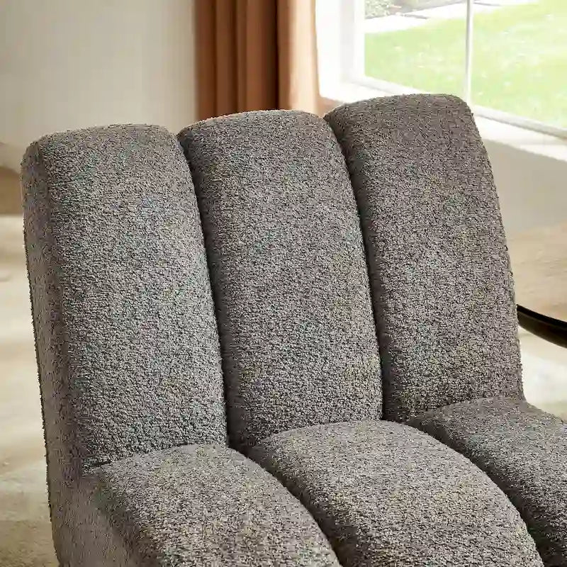 Canapés et fauteuils modernes en bois et tissu rembourré