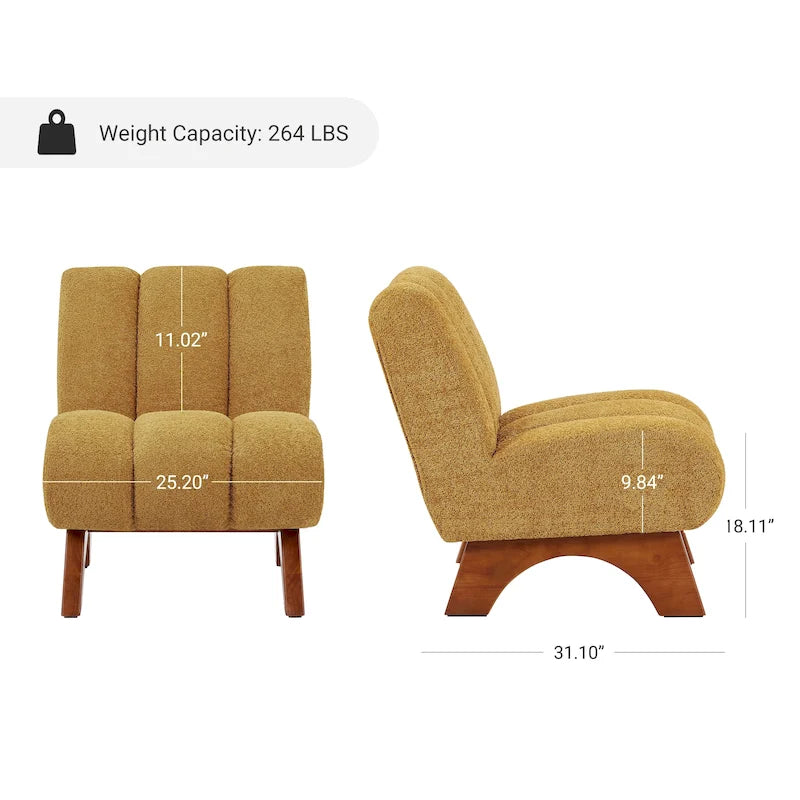 Canapés et fauteuils modernes en bois et tissu rembourré
