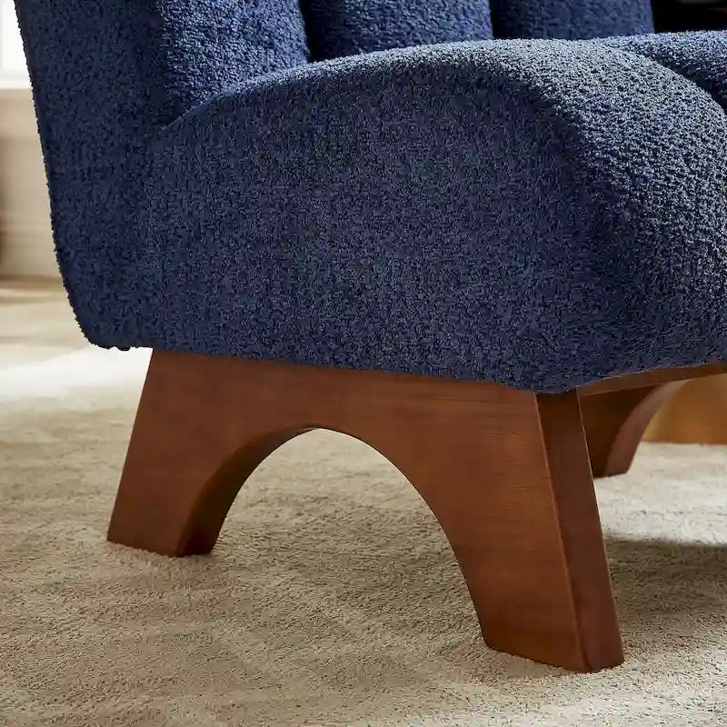 Canapés et fauteuils modernes en bois et tissu rembourré