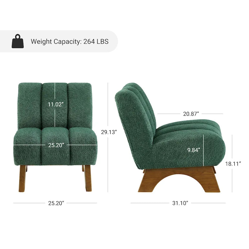Canapés et fauteuils modernes en bois et tissu rembourré