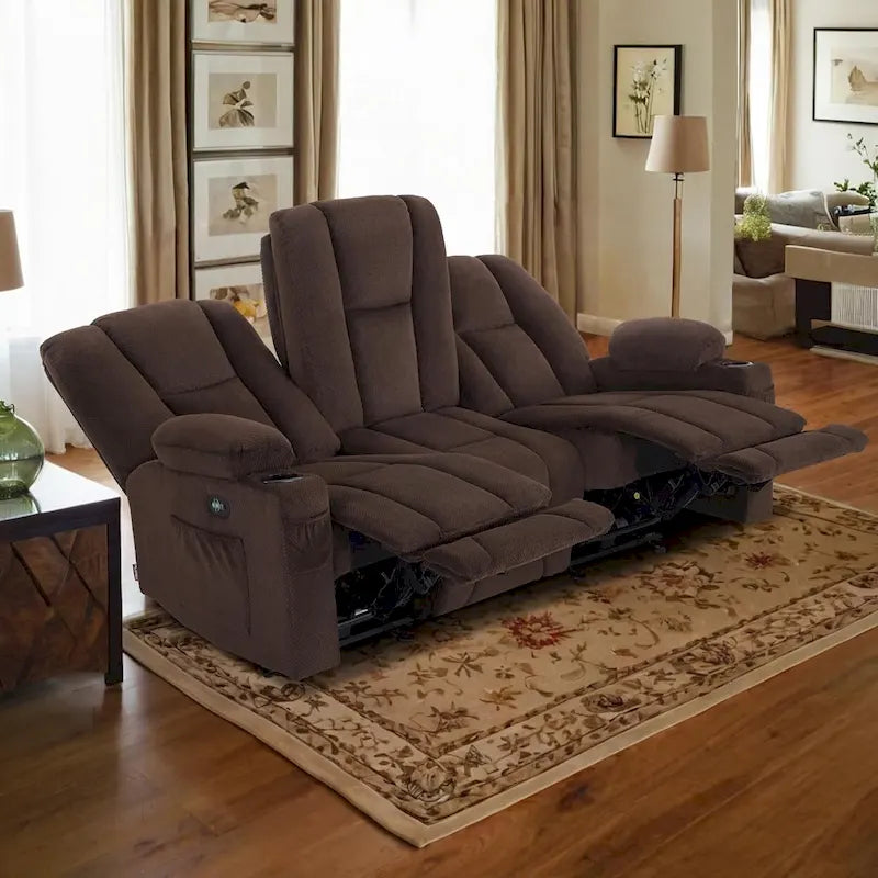Fauteuil inclinable massant lombaire chauffant électrique