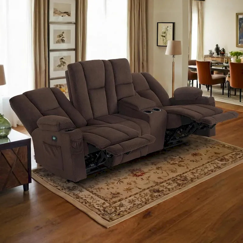 Fauteuil inclinable massant lombaire chauffant électrique