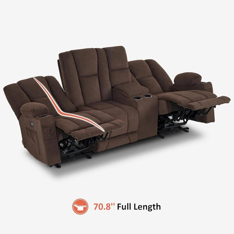 Fauteuil inclinable massant lombaire chauffant électrique