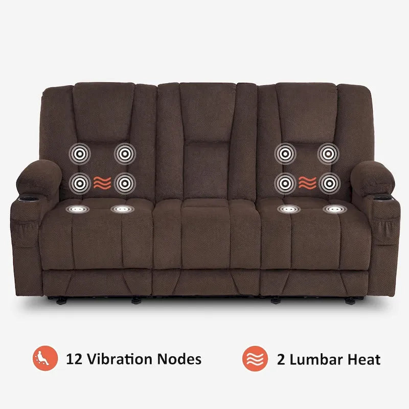Fauteuil inclinable massant lombaire chauffant électrique