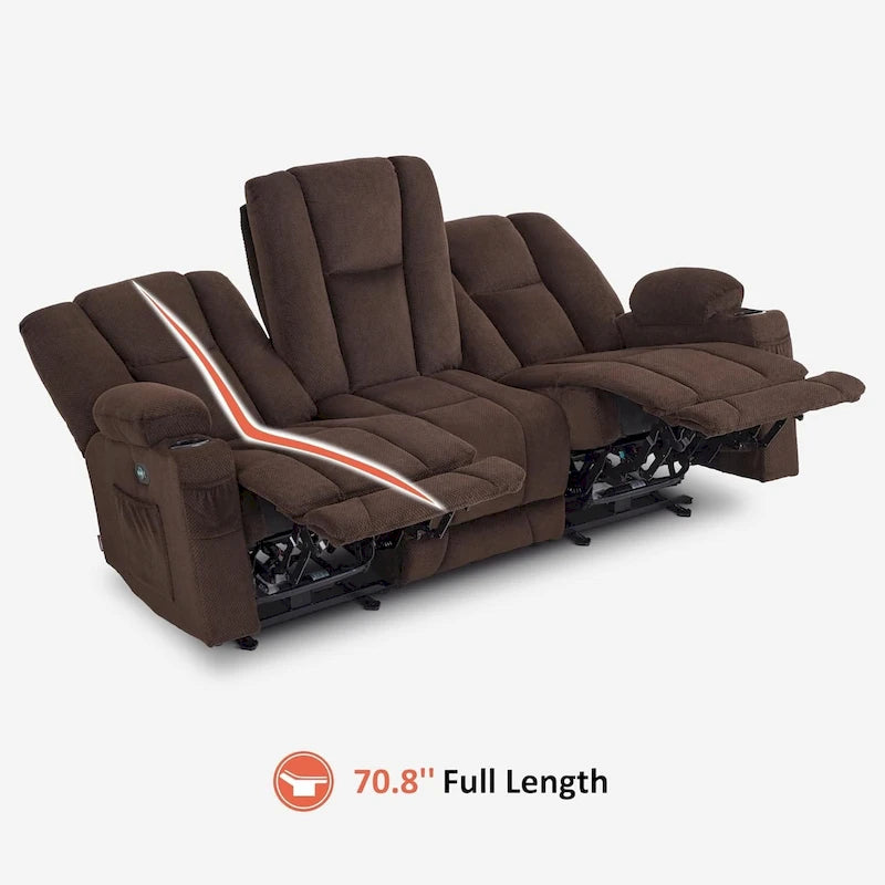 Fauteuil inclinable massant lombaire chauffant électrique