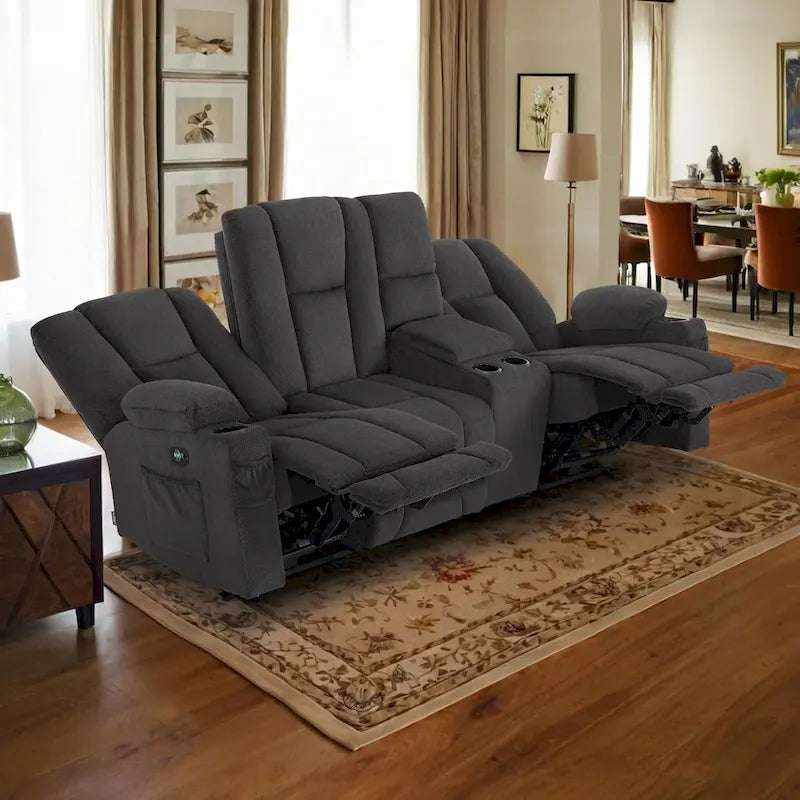 Fauteuil inclinable massant lombaire chauffant électrique