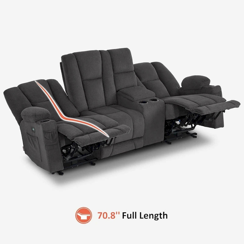 Fauteuil inclinable massant lombaire chauffant électrique