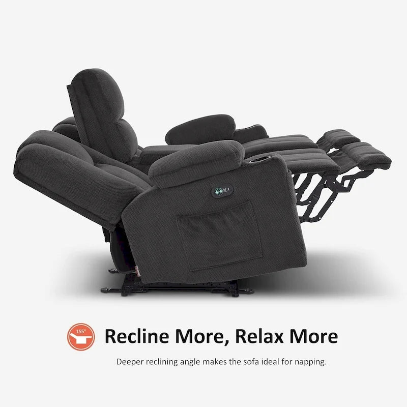 Fauteuil inclinable massant lombaire chauffant électrique