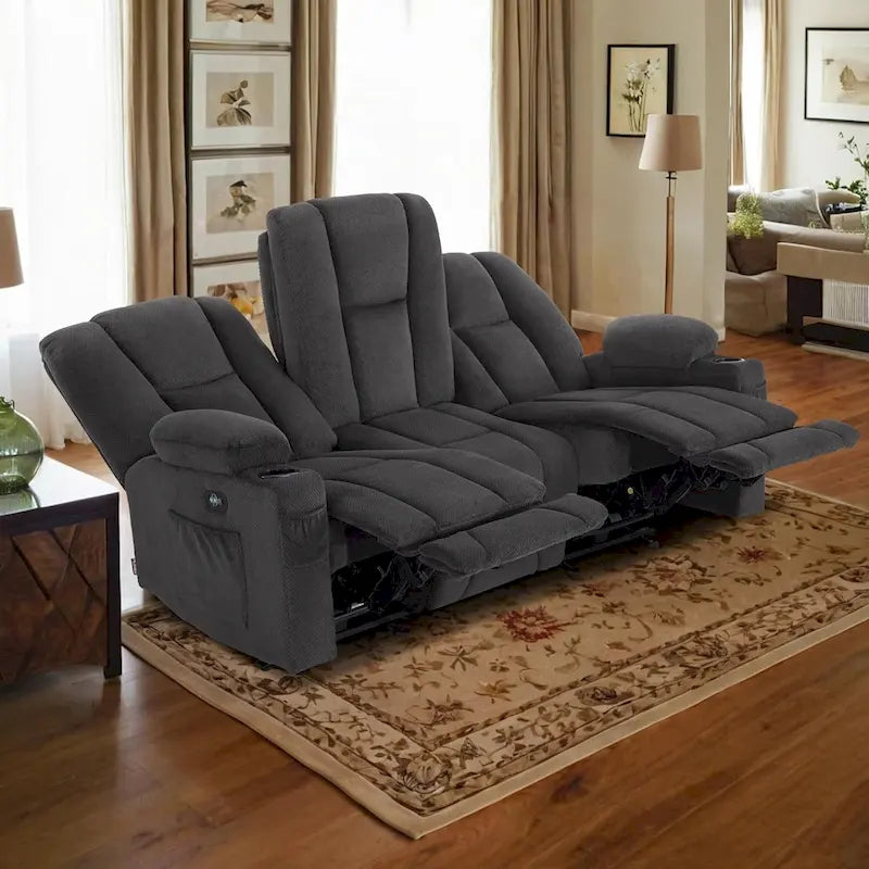 Fauteuil inclinable massant lombaire chauffant électrique