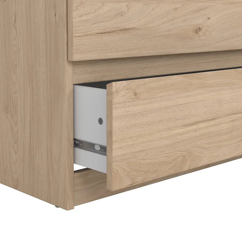 Commode double de six tiroirs