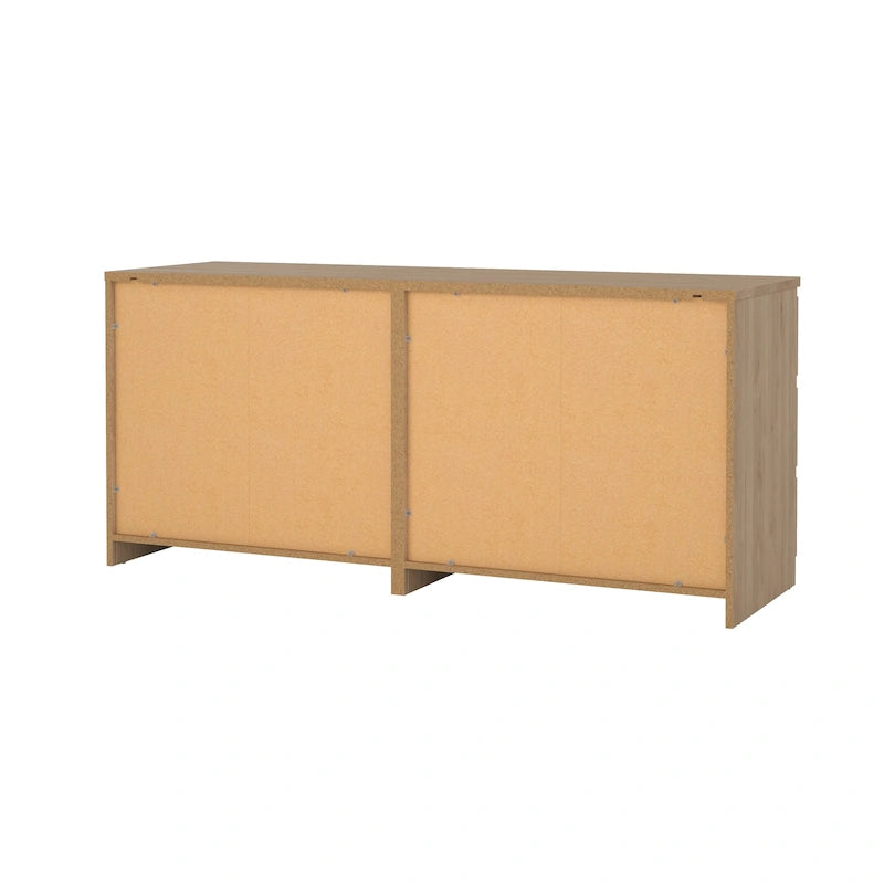 Commode double de six tiroirs