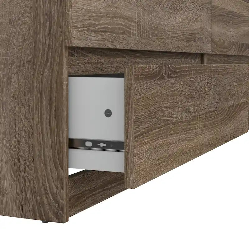 Commode double de six tiroirs