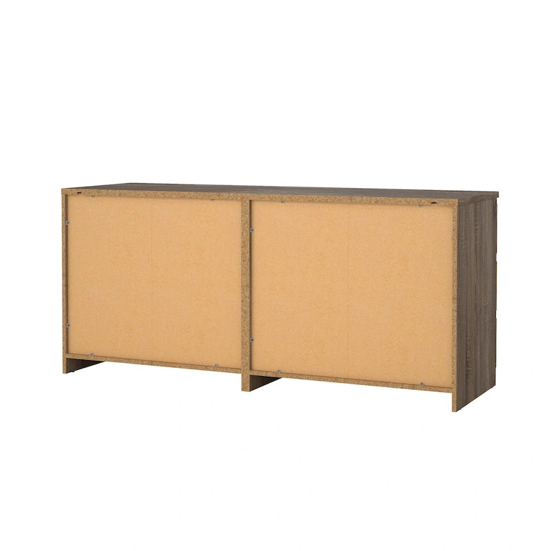 Commode double de six tiroirs