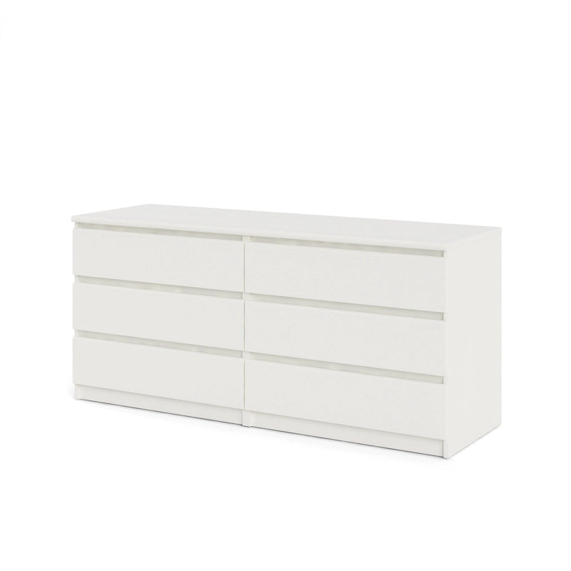 Commode double de six tiroirs