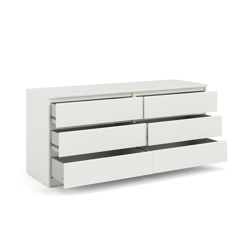 Commode double de six tiroirs