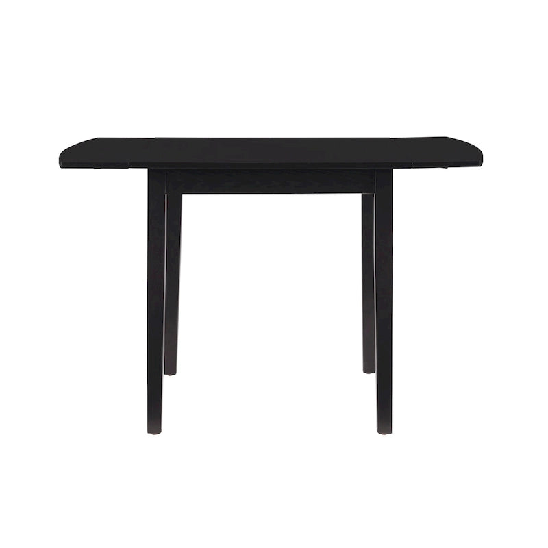 Table à manger carrée pliante en bois massif