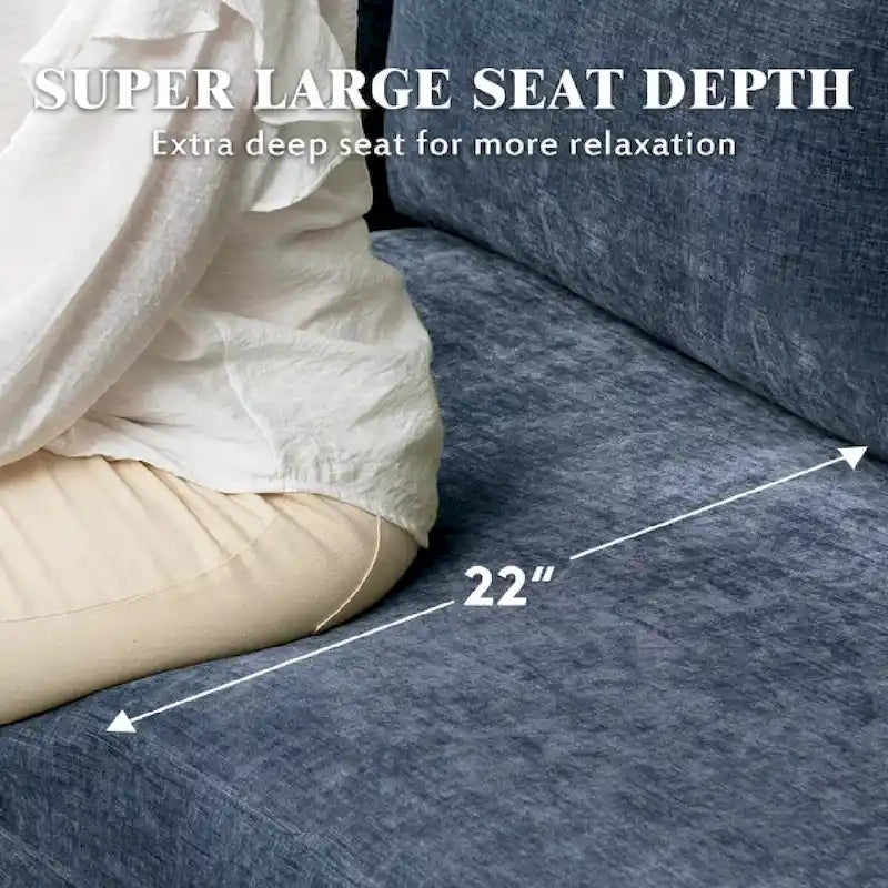 Canapé d'angle six places convertible en lit