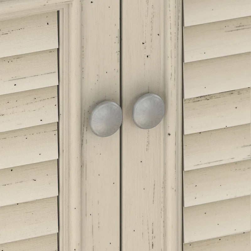 Meuble de rangement avec portes et étagères