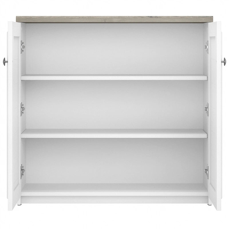 Meuble de rangement avec portes et étagères