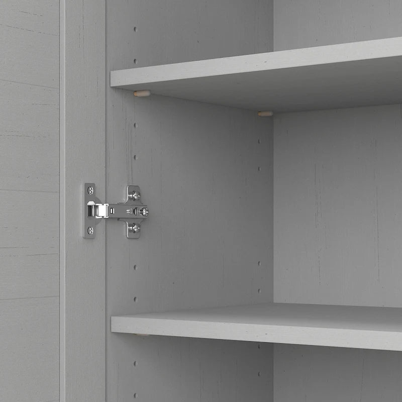 Meuble de rangement avec portes et étagères