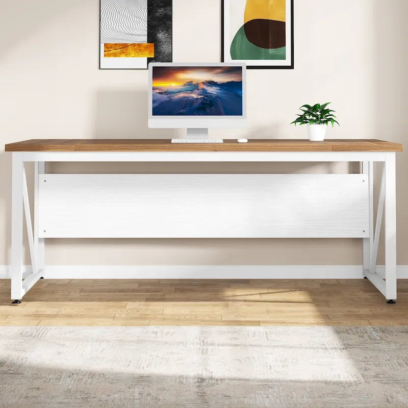 Bureau d'ordinateur en L de 63 pouces