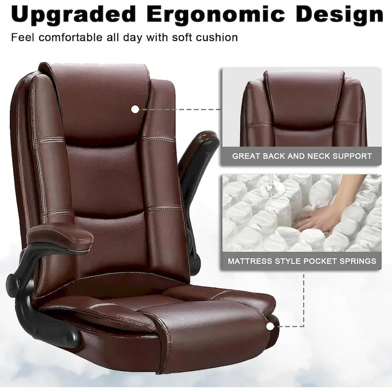 Fauteuil de bureau haut dossier grande taille