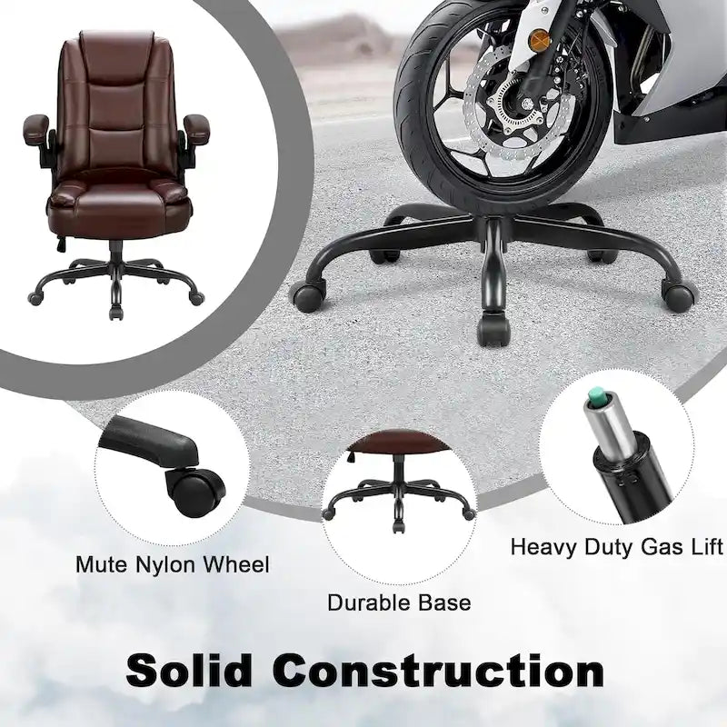 Fauteuil de bureau haut dossier grande taille