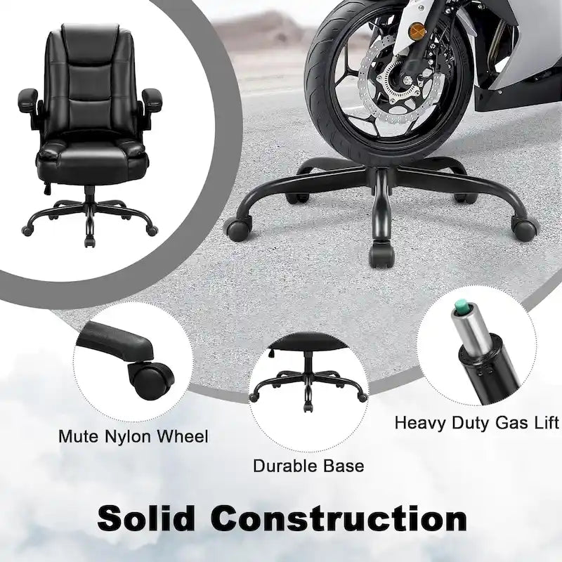 Fauteuil de bureau haut dossier grande taille