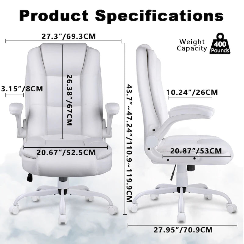 Fauteuil de bureau haut dossier grande taille