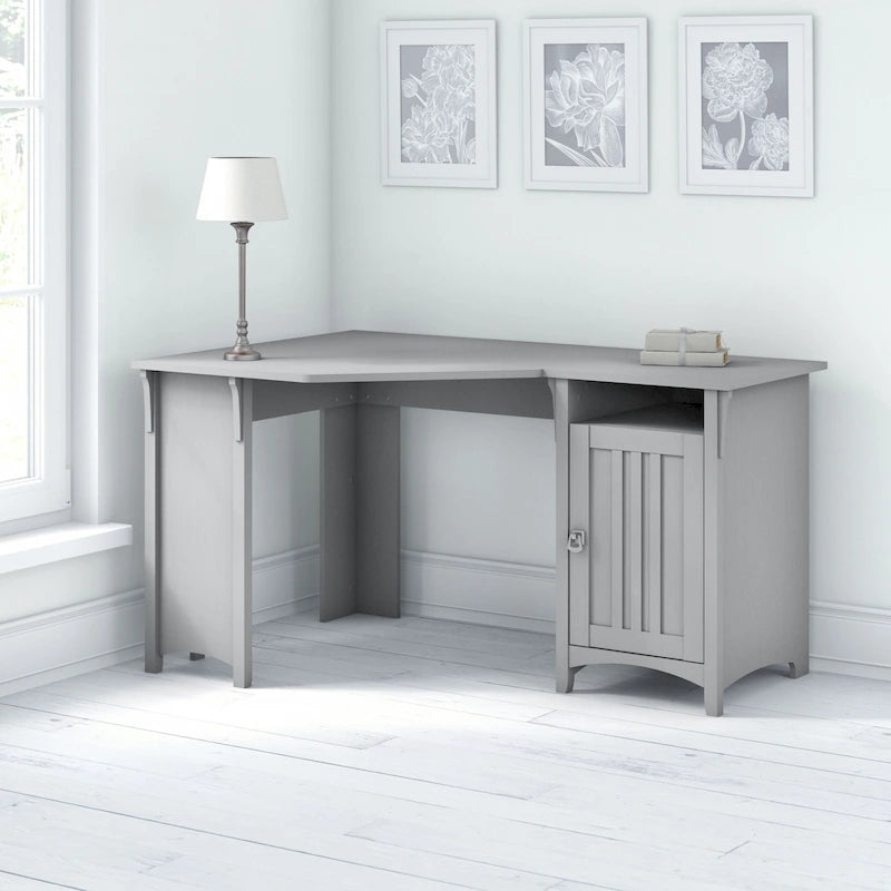 Bureau d'angle avec rangements