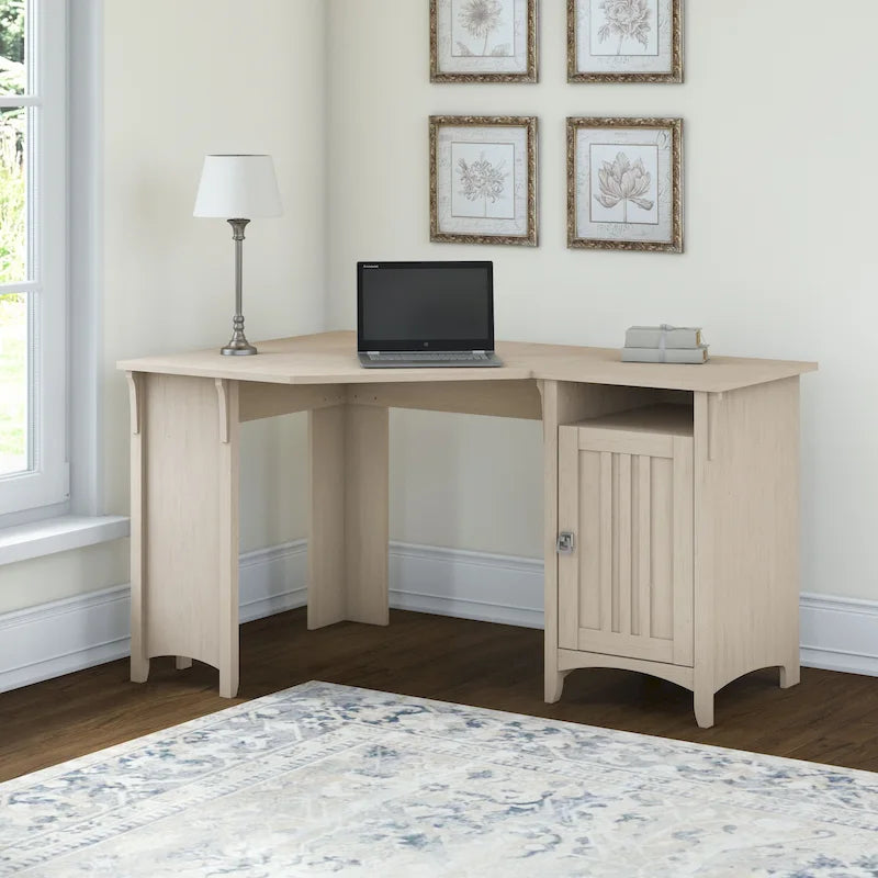 Bureau d'angle avec rangements