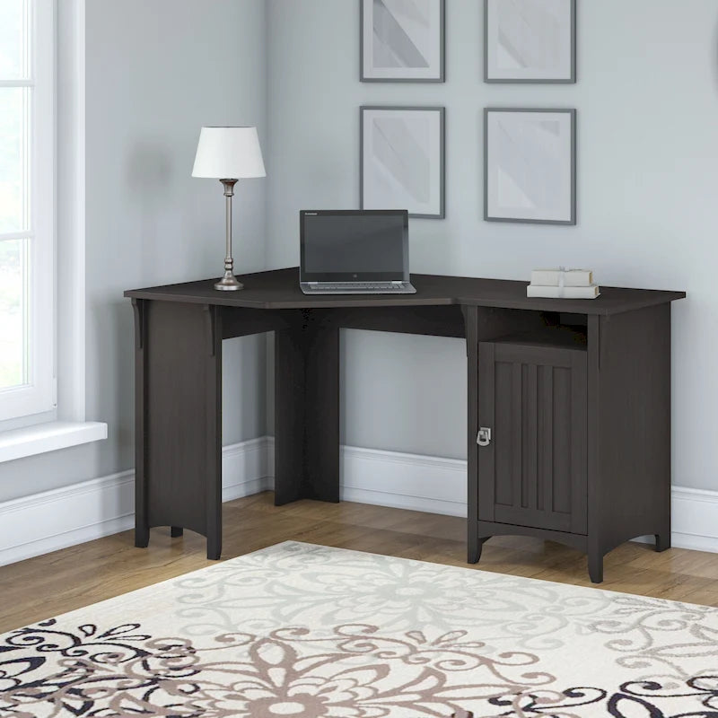 Bureau d'angle avec rangements
