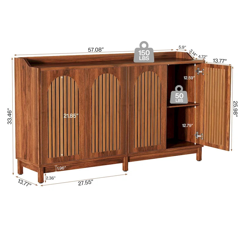 Buffet de style campagnard