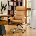 Chaise de bureau pivotante réglable en similicuir