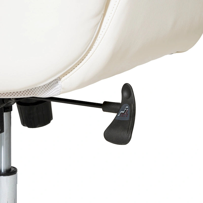 Chaise de bureau pivotante réglable en similicuir
