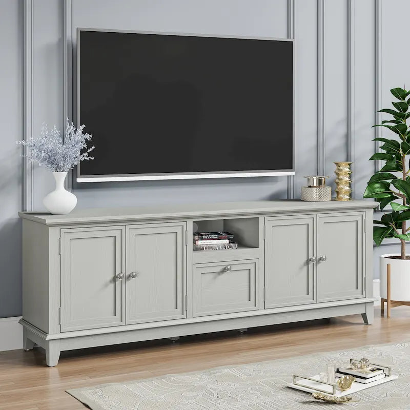 Meuble TV de style rétro de 72 pouces