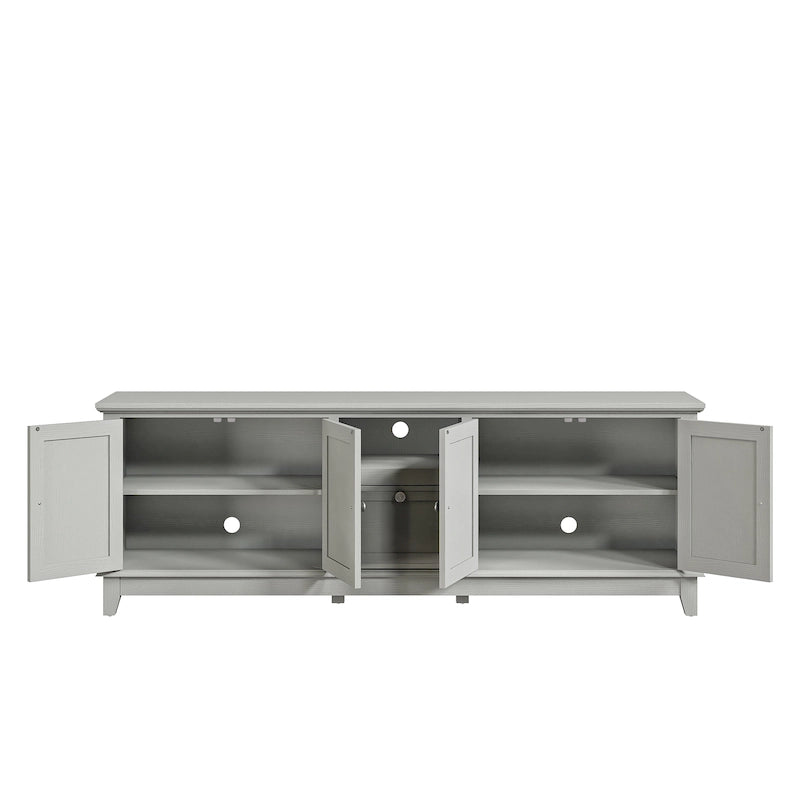 Meuble TV de style rétro de 72 pouces